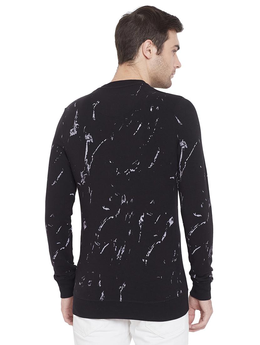 black printed sweatshirt - 17531181 - Zoom Image - 3