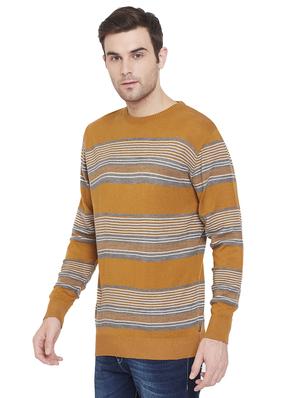yellow striped pullover - 17531195 - Standard Image - 2