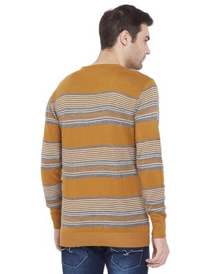 yellow striped pullover - 17531195 - Standard Image - 3