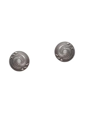silver brass studs earring - 17531275 - Standard Image - 2