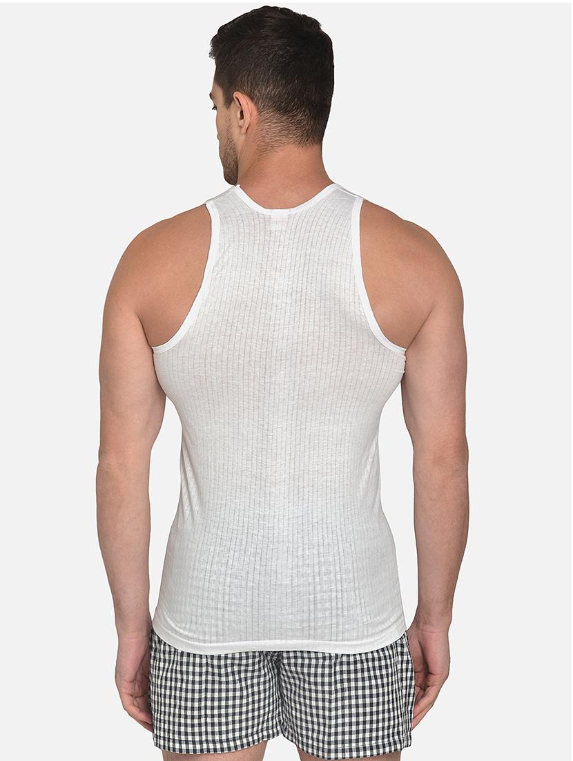 white solid vest - 17531403 - Zoom Image - 3