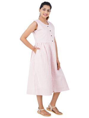 round neck striped dress - 17531422 - Standard Image - 2