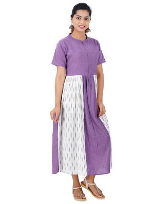 mandarin neck ikat dress - 17531439 - Standard Image - 2