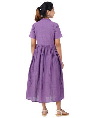 mandarin neck ikat dress - 17531439 - Standard Image - 3