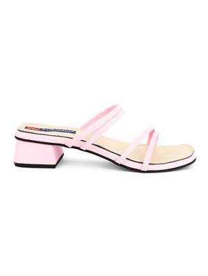 pink synthetic platforms sandals - 17531488 - Standard Image - 2