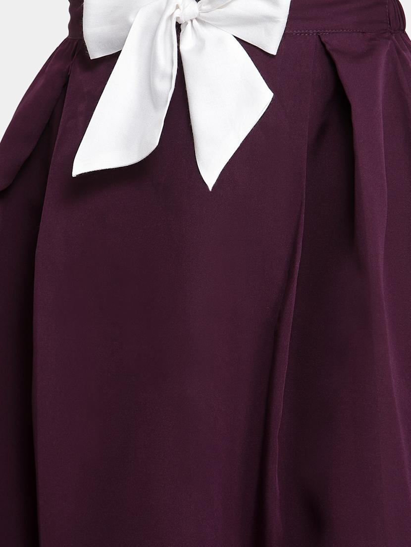 tie front top with skirt set - 17531544 - Zoom Image - 3