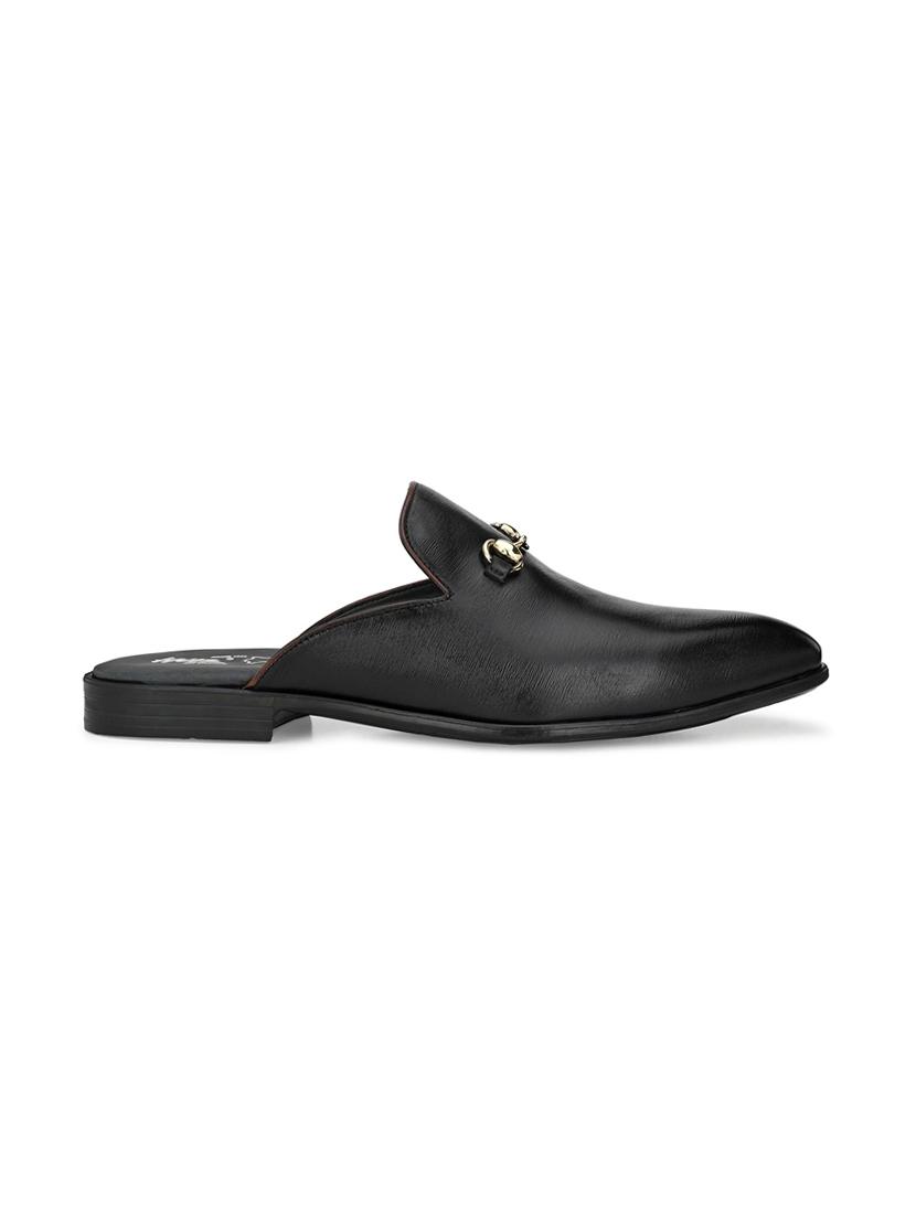 black leather slip on loafers - 17531696 - Zoom Image - 2