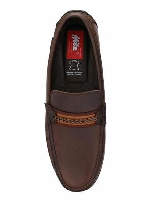 brown leather slip on loafers - 17531718 - Standard Image - 4