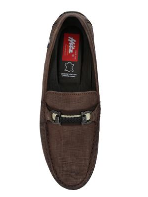brown leather slip on loafers - 17531723 - Standard Image - 4