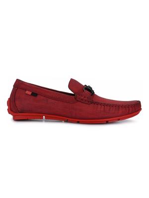 red leather slip on loafers - 17531724 - Standard Image - 2