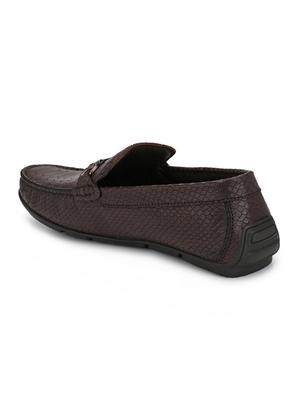 brown leather slip on loafers - 17531725 - Standard Image - 3