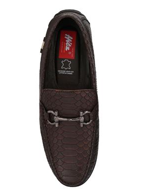 brown leather slip on loafers - 17531725 - Standard Image - 4