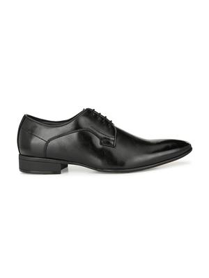 black leather laceup derbies - 17531961 - Standard Image - 2