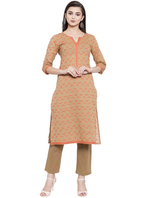 floral kurta pant set - 17532681 - Standard Image - 1