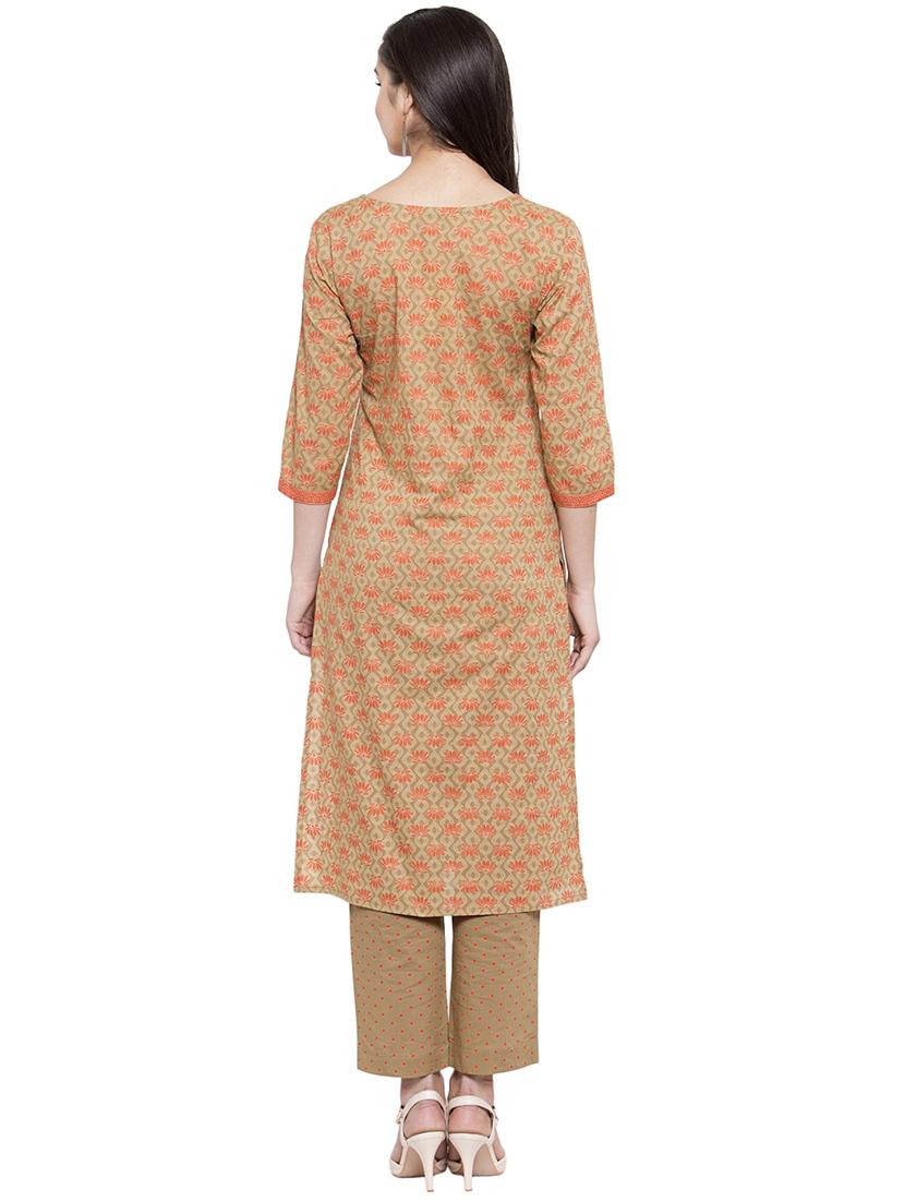 floral kurta pant set - 17532681 - Zoom Image - 3