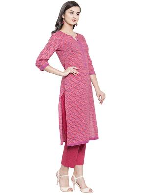 floral kurta pant set - 17532682 - Standard Image - 2