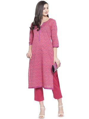 floral kurta pant set - 17532682 - Standard Image - 4