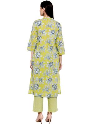 floral kurta pant set - 17532685 - Standard Image - 3