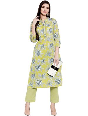 floral kurta pant set - 17532685 - Standard Image - 4