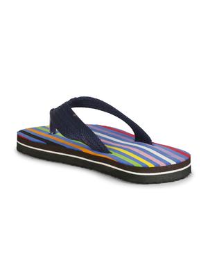 multi colored fabric toe separator flip flops - 17532707 - Standard Image - 3