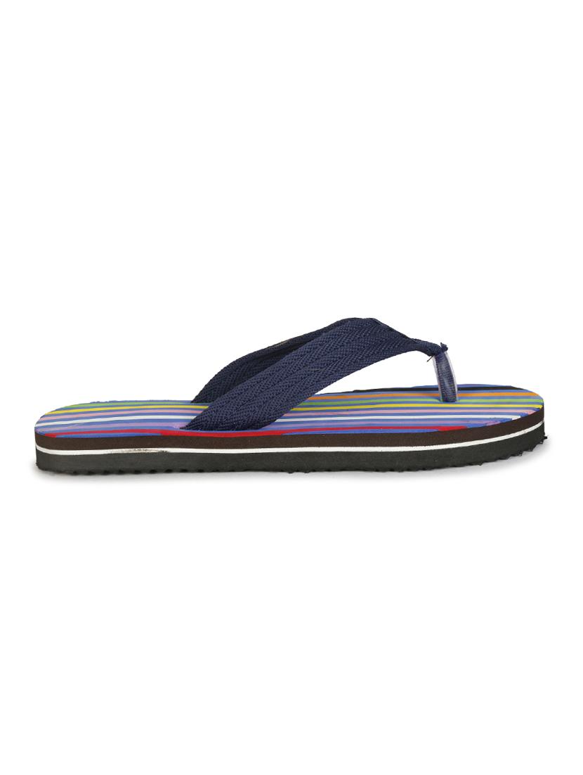 multi colored fabric toe separator flip flops - 17532707 - Zoom Image - 2