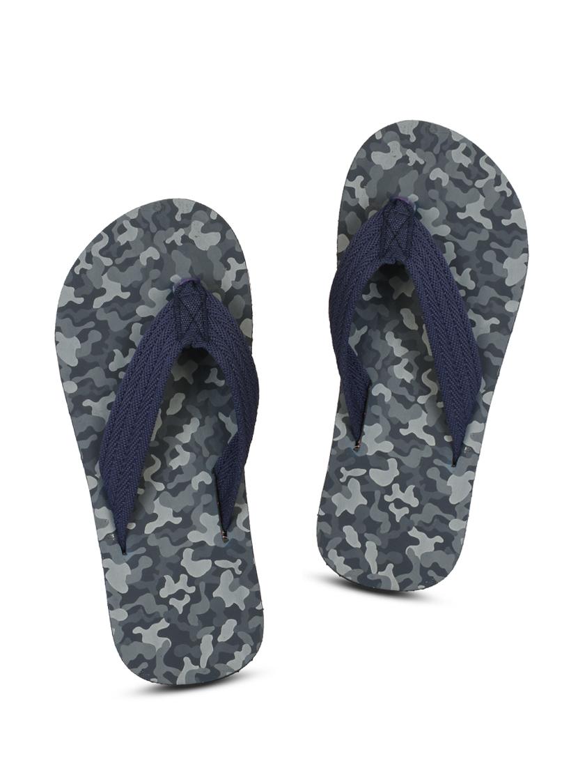 blue fabric toe separator flip flops - 17532708 - Zoom Image - 1