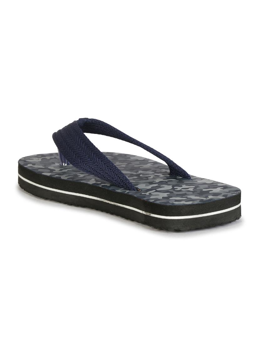 blue fabric toe separator flip flops - 17532708 - Zoom Image - 4