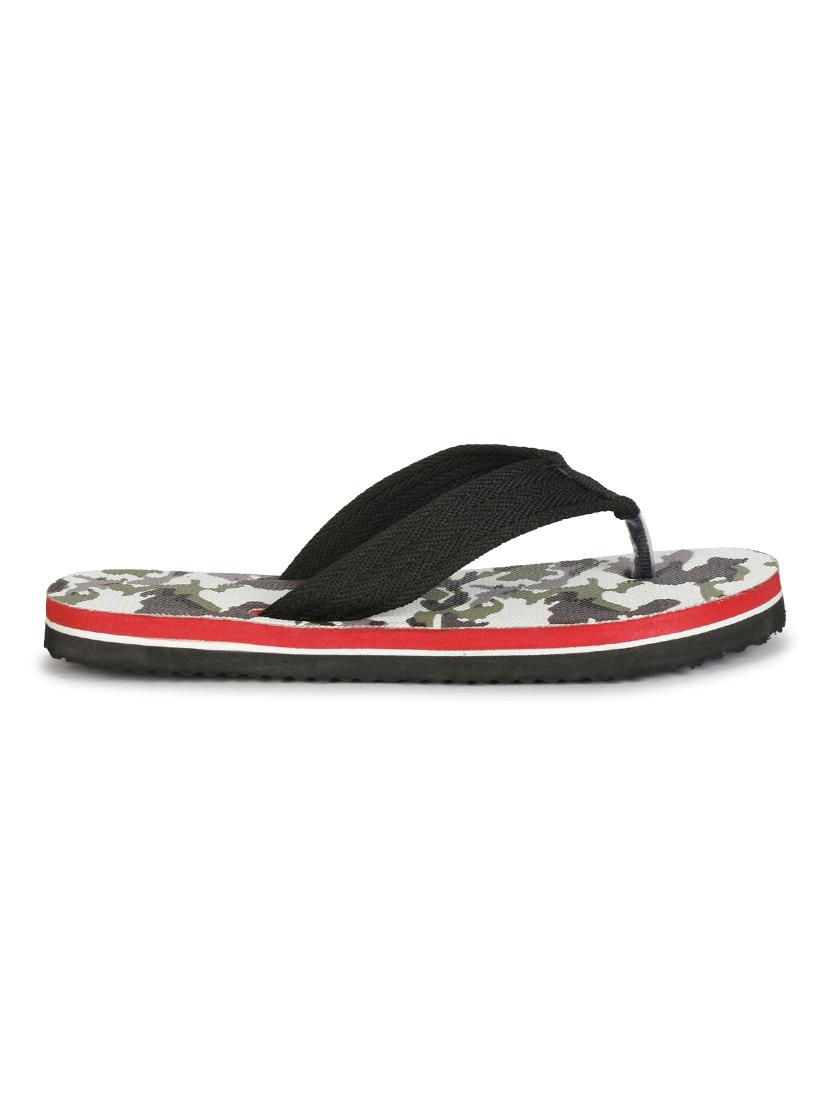 brown fabric toe separator flip flops - 17532712 - Zoom Image - 3