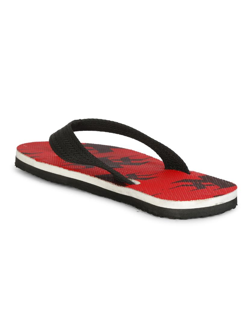 red fabric toe separator flip flops - 17532727 - Zoom Image - 4