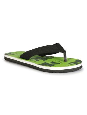 green fabric toe separator flip flops - 17532729 - Standard Image - 2
