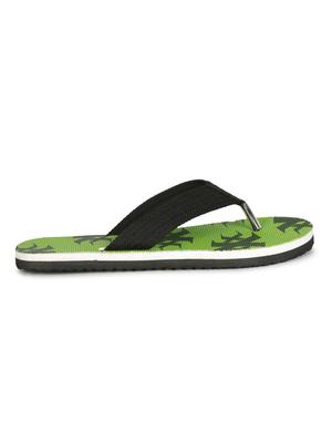 green fabric toe separator flip flops - 17532729 - Standard Image - 3