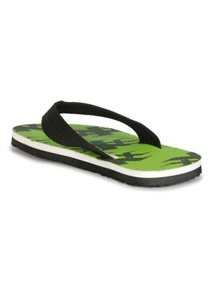 green fabric toe separator flip flops - 17532729 - Standard Image - 4