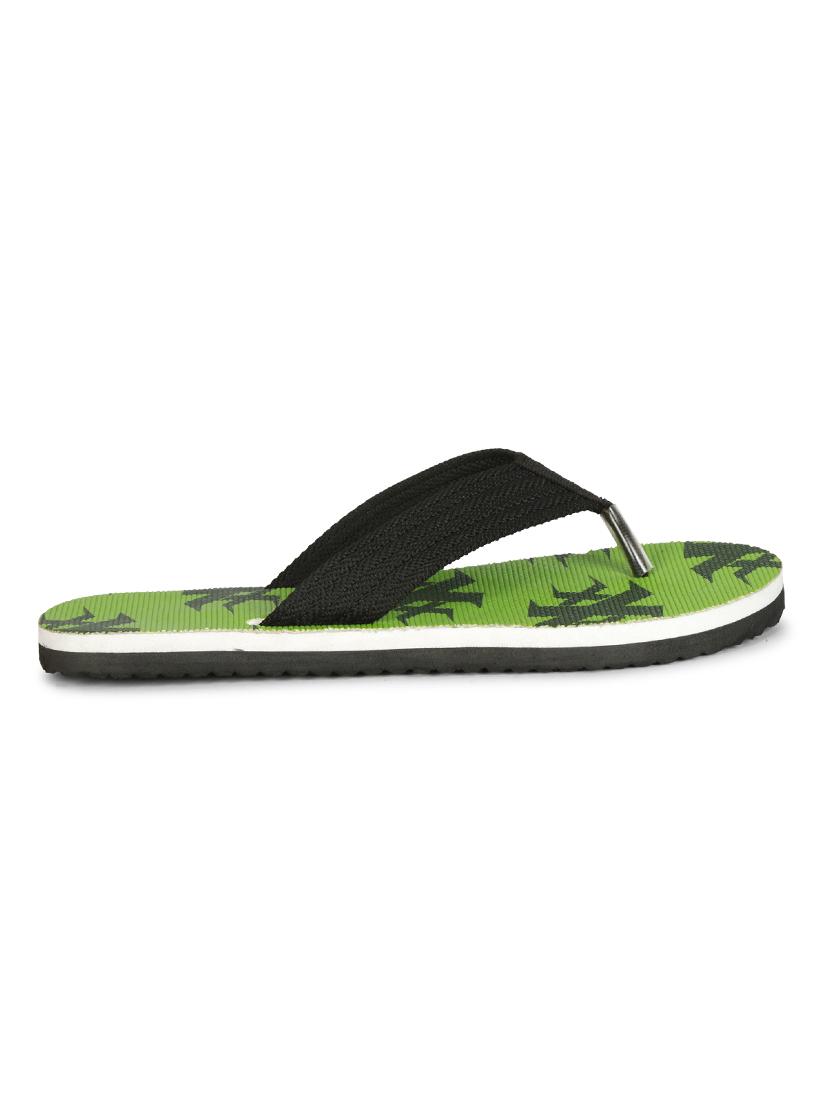 green fabric toe separator flip flops - 17532729 - Zoom Image - 3