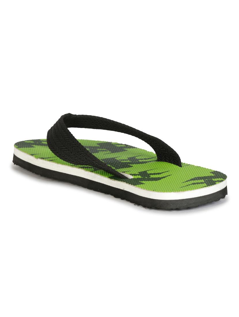 green fabric toe separator flip flops - 17532729 - Zoom Image - 4
