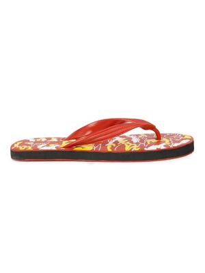 red pvc toe separator flip flops - 17532731 - Standard Image - 3
