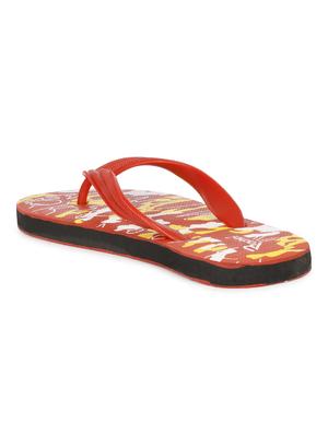 red pvc toe separator flip flops - 17532731 - Standard Image - 4