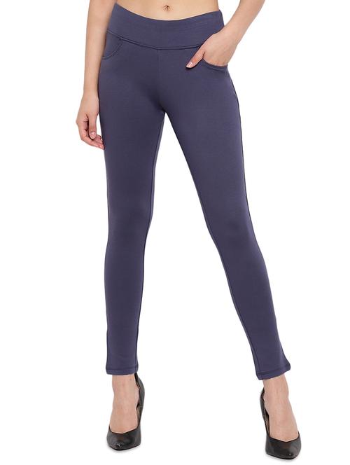 high rise solid jegging - 17532889 - Standard Image - 1