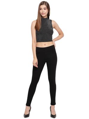 high rise solid jegging - 17532892 - Standard Image - 4