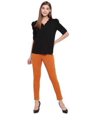 high rise solid jegging - 17532895 - Standard Image - 4