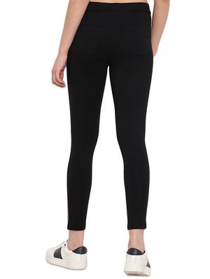 contrast side taped jegging - 17532897 - Standard Image - 3