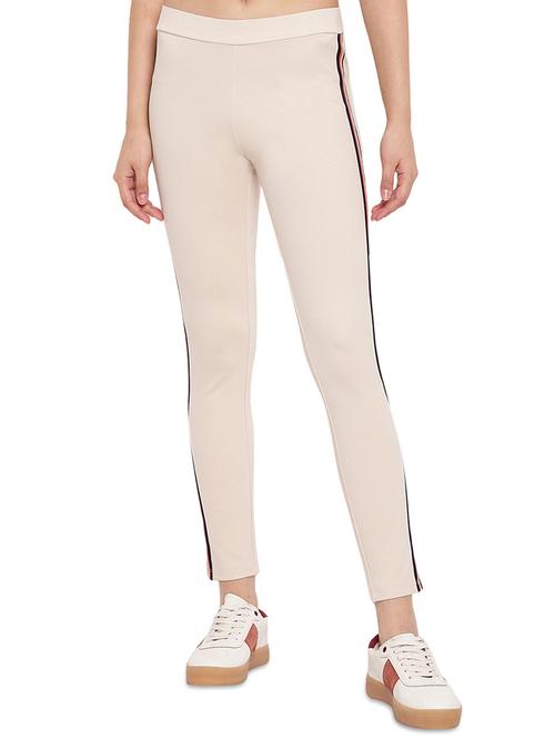 contrast side taped jegging - 17532900 - Standard Image - 1