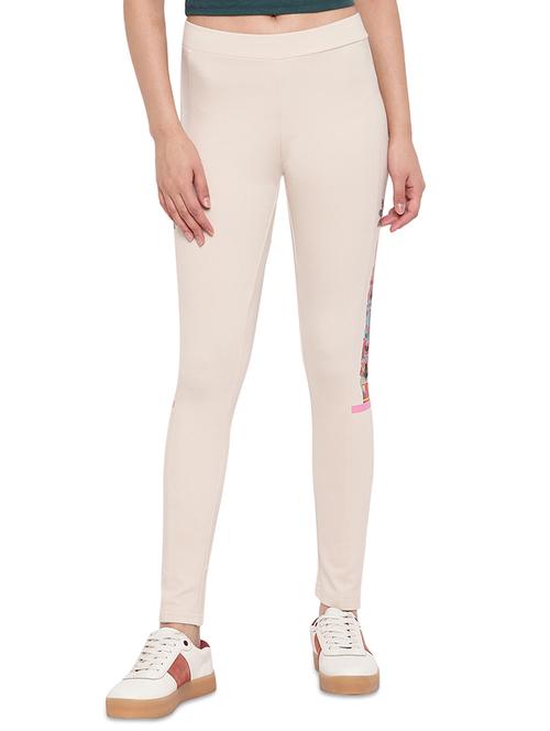 contrast side taped jegging - 17532902 - Standard Image - 1