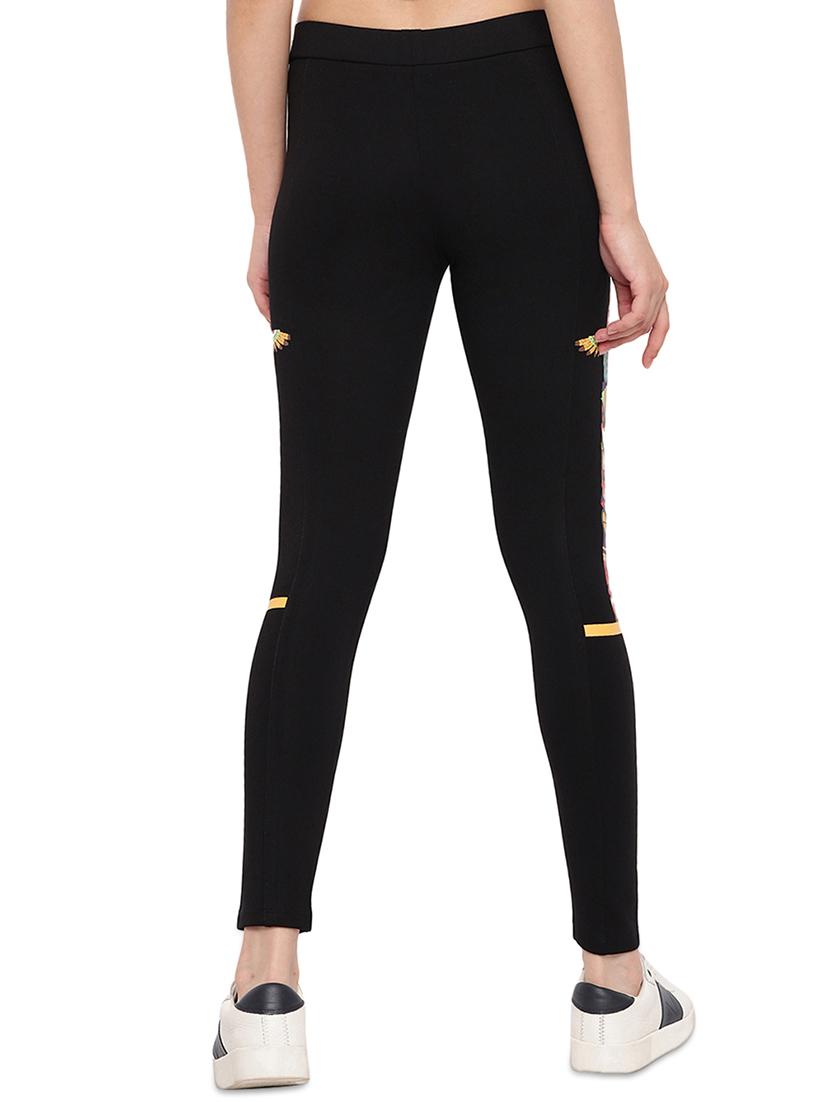 contrast side taped jegging - 17532903 - Zoom Image - 3