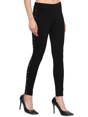 contrast side taped jegging - 17532905 - Standard Image - 2