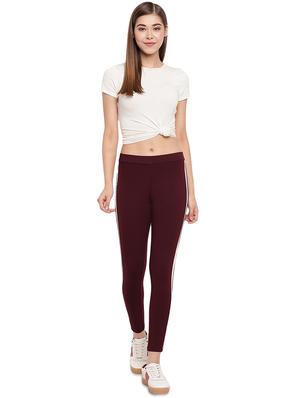 contrast side taped jegging - 17532906 - Standard Image - 4