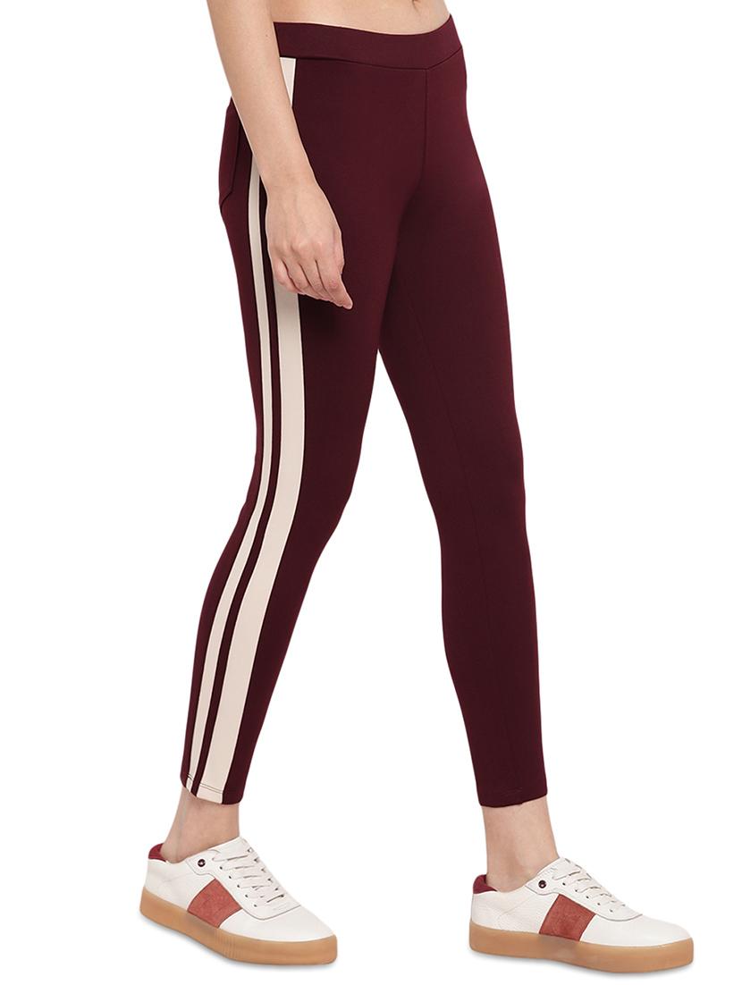 contrast side taped jegging - 17532906 - Zoom Image - 2