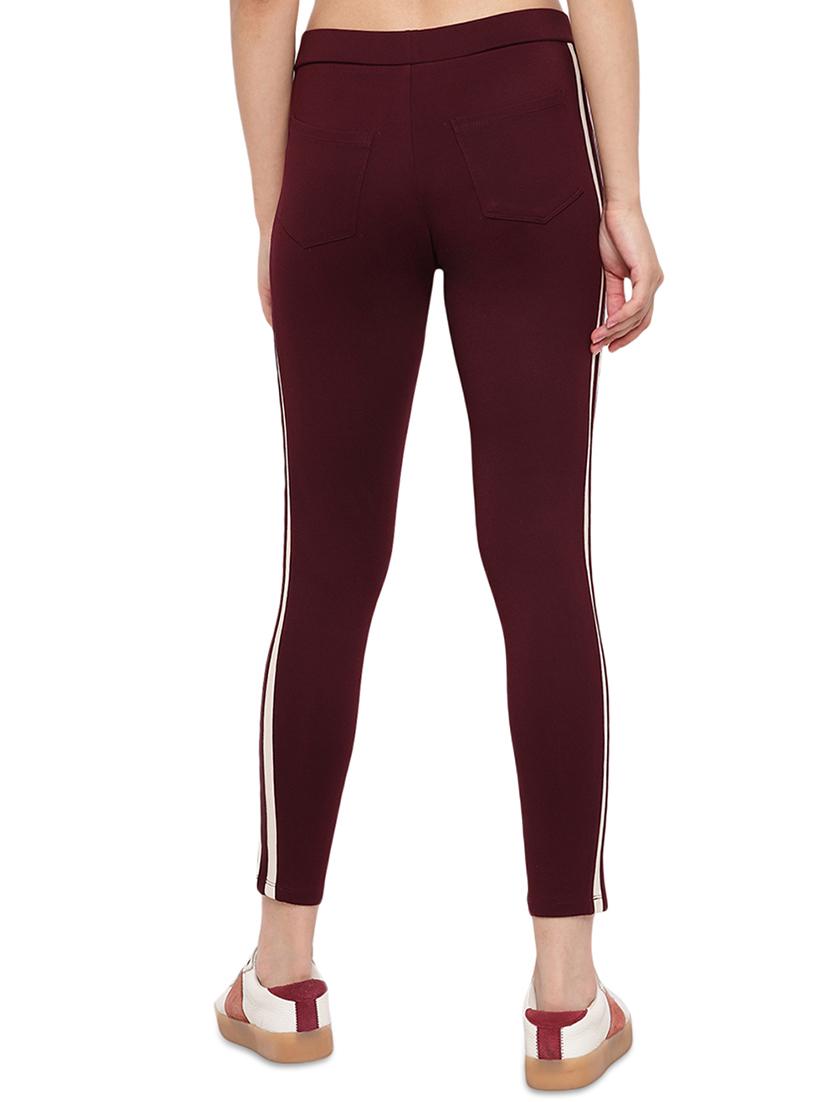 contrast side taped jegging - 17532906 - Zoom Image - 3
