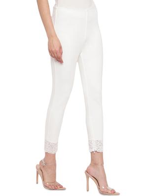 laced hem solid jegging - 17532933 - Standard Image - 2