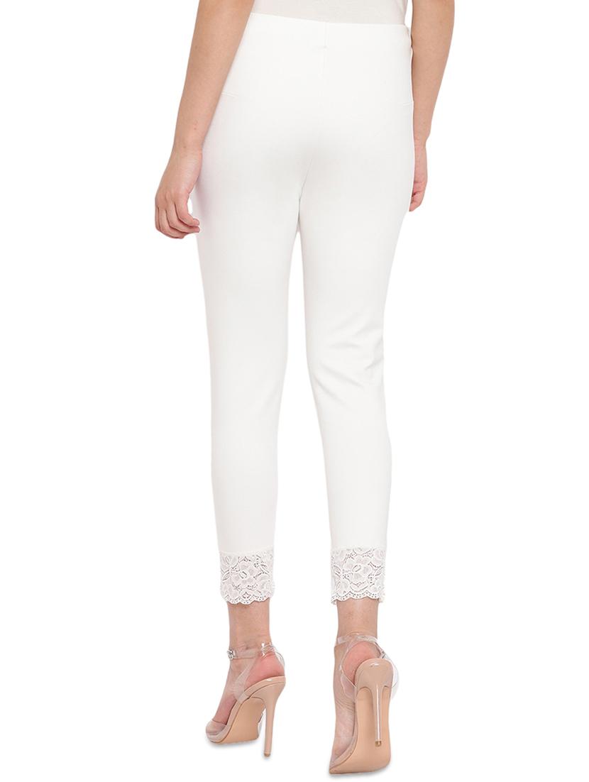 laced hem solid jegging - 17532933 - Zoom Image - 3