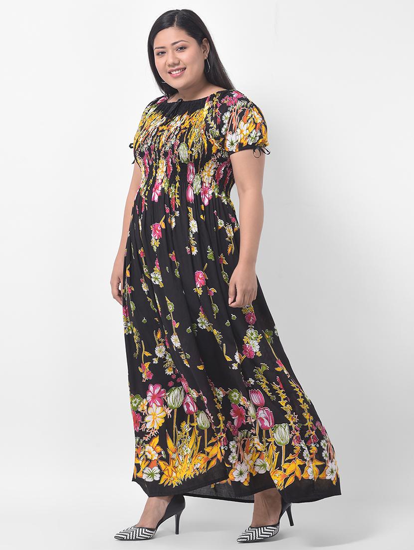off shoulder floral maxi dress - 17532968 - Zoom Image - 2